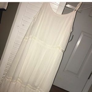 White old navy dress never worn